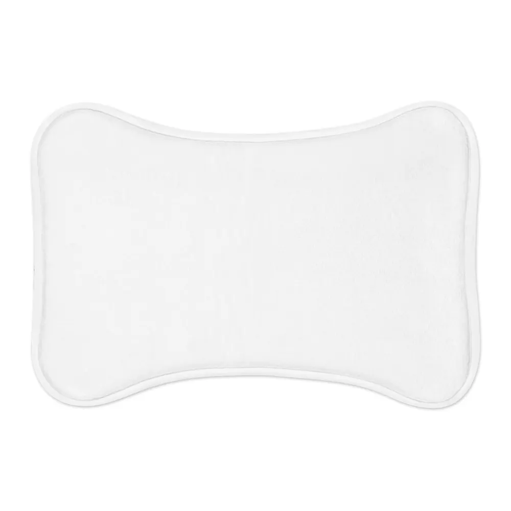 The feeding mat laid flat, Bone, 19 × 14 in