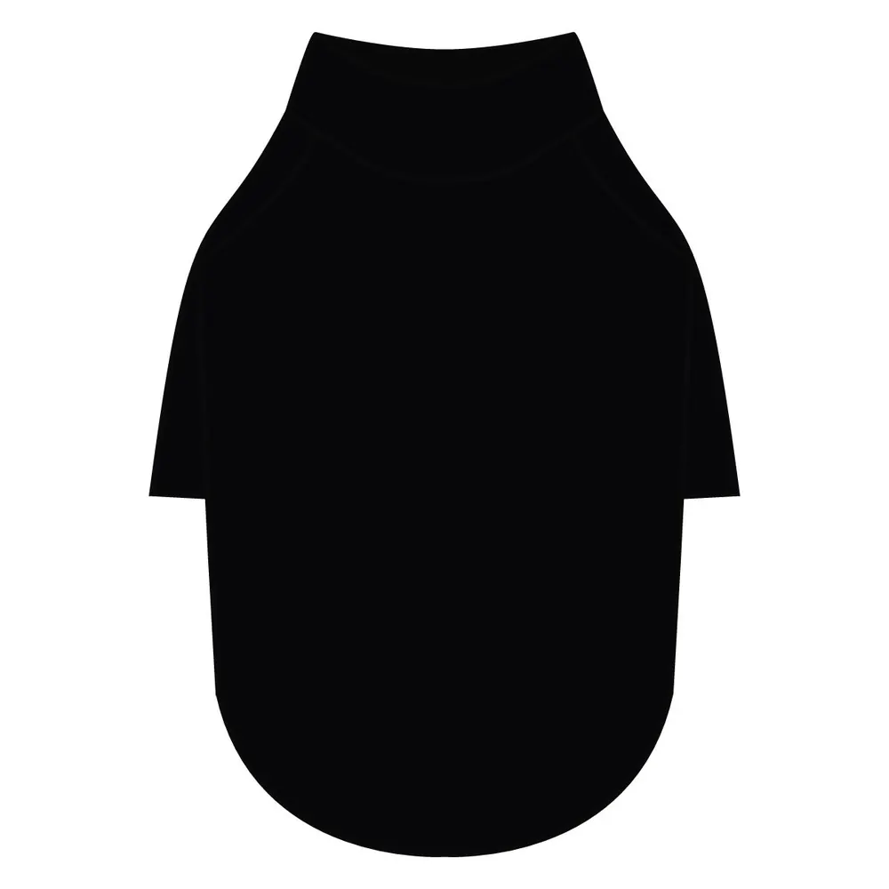 The back of the black raglan T-shirt, where the design is printed